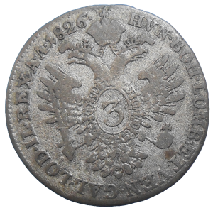 František II. 3 grajciar 1826 A