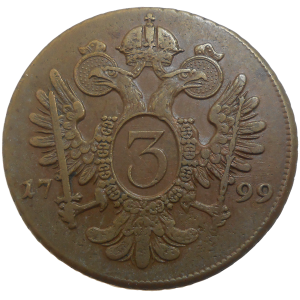 František II. 3 grajciar 1799 B