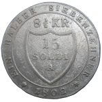 František II. 15 Soldi 1802 A