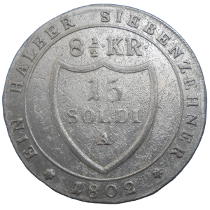 František II. 15 Soldi 1802 A