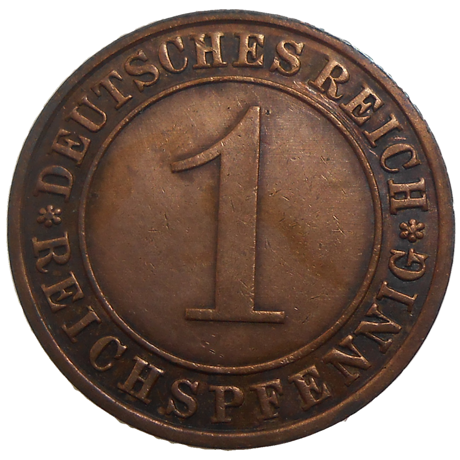 Nemecko 1 Pfennig 1931 A Nemecko 1 Pfennig 1931 A