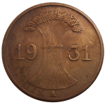 Nemecko 1 Pfennig 1931 A