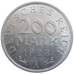 Nemecko 200 Mark 1923 A