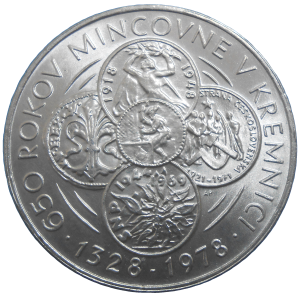 50 KČS 1978 650 Rokov Mincovne v Kremnici