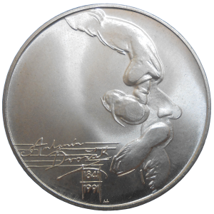 100 KČS 1991 Antonín Dvořák