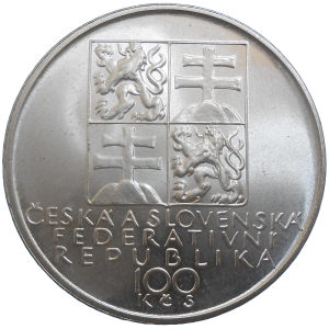 100 KČS 1991 Antonín Dvořák