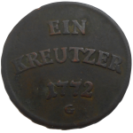 Nemecko 1 Kreuzer 1772 G