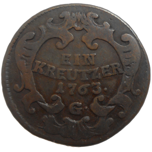 Mária Terézia 1 grajciar 1763 G