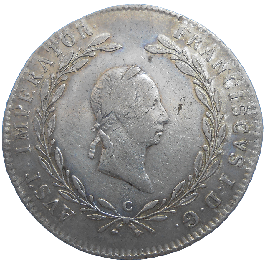 František II. 20 grajciar 1827 C František II. 20 grajciar 1827 C
