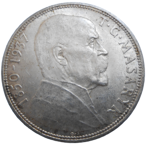20 Kč 1937 T. G. Masaryk