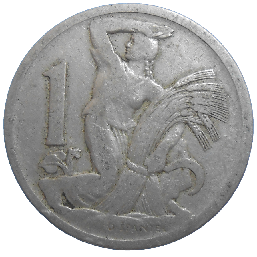 1 Kč 1929 1 Kč 1929