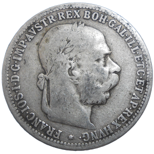 František Jozef I. 1 koruna 1893 bz