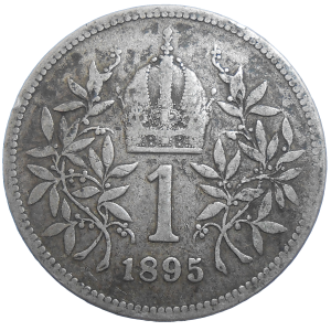 František Jozef I. 1 koruna 1895 bz