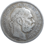 František Jozef I. 1 koruna 1896 KB