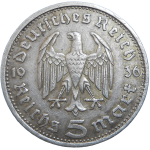 Nemecko 5 Mark 1936 E