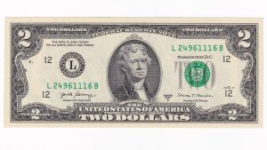 USA 2 Dollars 2017