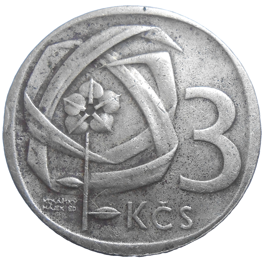 3 Koruna 1966 3 Koruna 1966