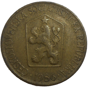 1 Koruna 1986