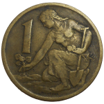 1 Koruna 1958