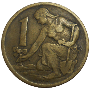 1 Koruna 1958