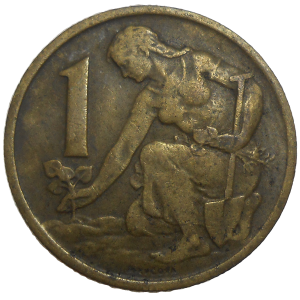 1 Koruna 1957