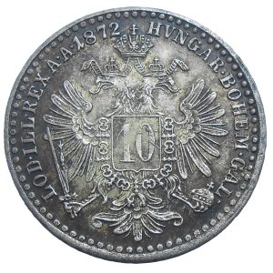 František Jozef I. 10 grajciar 1872 bz