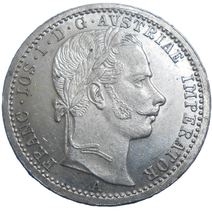 František Jozef I. 1/4 zlatník 1862 A