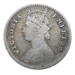 India 2 Annas 1885