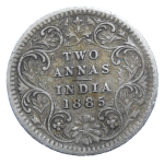 India 2 Annas 1885