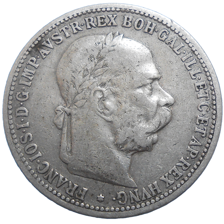 František Jozef I. 1 koruna 1893 bz František Jozef I. 1 koruna 1893 bz