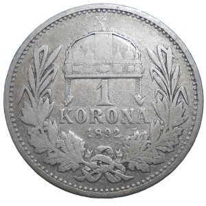 František Jozef I. 1 koruna 1892 KB