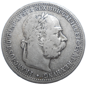 František Jozef I. 1 koruna 1897 bz