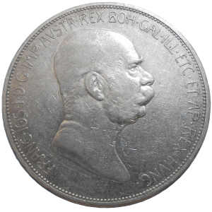 František Jozef I. 5 Koruna 1908 Jubilejná