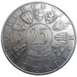 Rakúsko 25 Schilling 1956