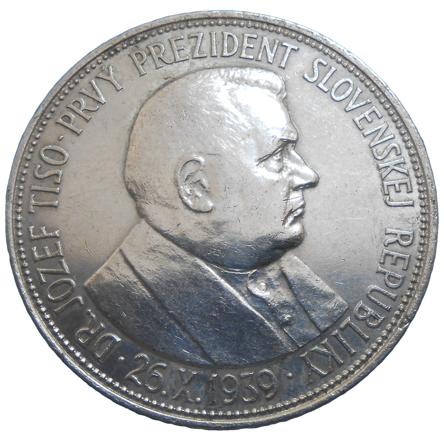 20 Ks 1939 Jozef Tiso 20 Ks 1939 Jozef Tiso