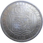 10 Kč 1928 T. G. Masaryk