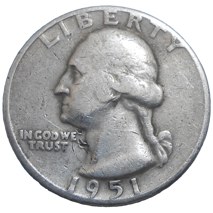 USA Quarter Dollar 1951 D USA Quarter Dollar 1951 D