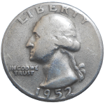 USA Quarter Dollar 1952