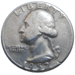 USA Quarter Dollar 1952