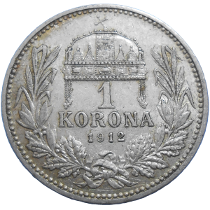 František Jozef I. 1 koruna 1912 KB