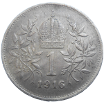 František Jozef I. 1 koruna 1916 bz