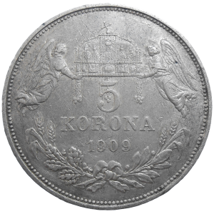 František Jozef I. 5 Koruna 1909 KB