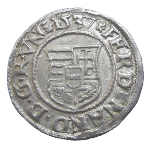 Ferdinand I. Denár 1537 KB