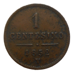 František Jozef I. 1 Centesimo 1852 V
