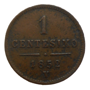 František Jozef I. 1 Centesimo 1852 V