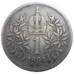 František Jozef I. 1 koruna 1894 bz