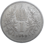František Jozef I. 1 koruna 1899 bz