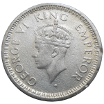 India 1/4 Rupee 1944