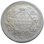 India 1/4 Rupee 1944