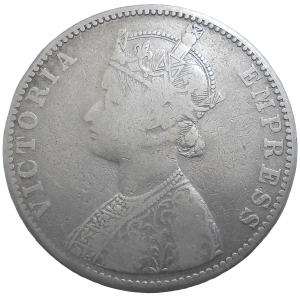 India 1 Rupee 1892